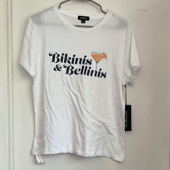 WILDFOX Bikinis & Bellinis Tee Top.Size M - Picture 5 of 11